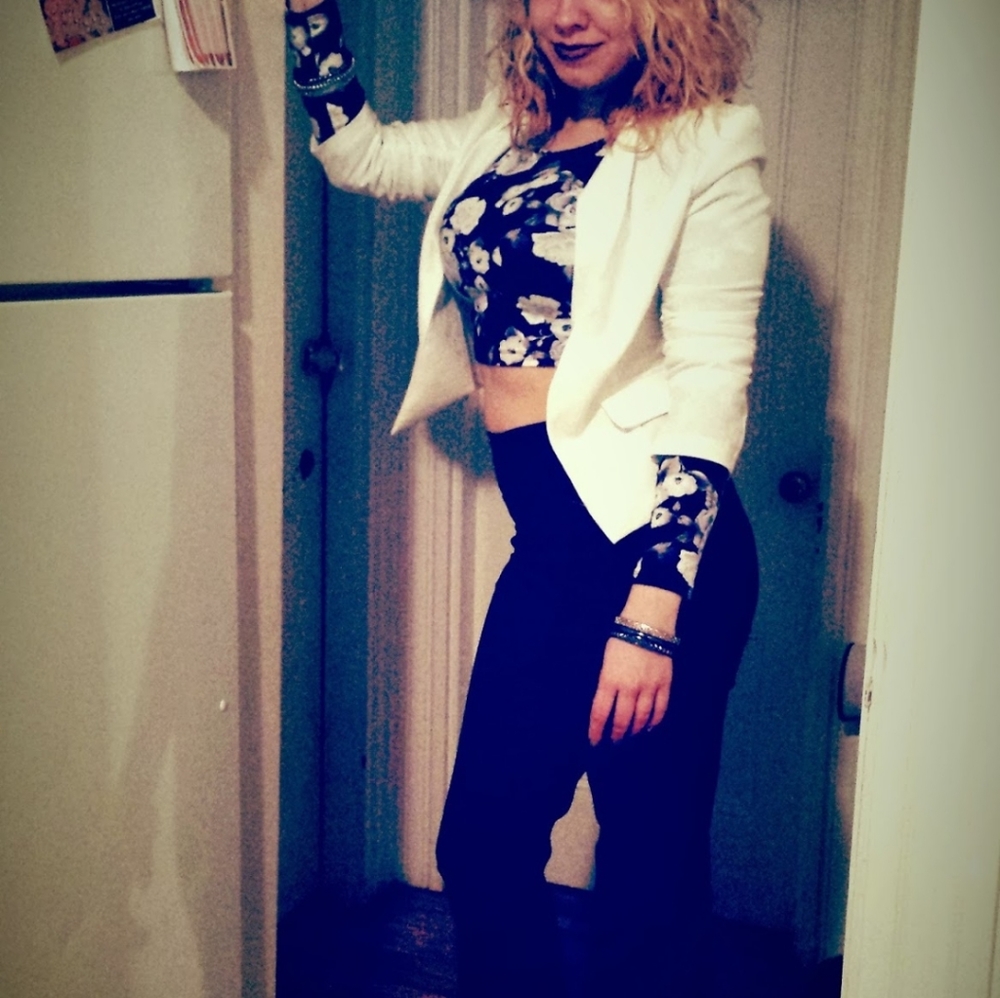 White blazer